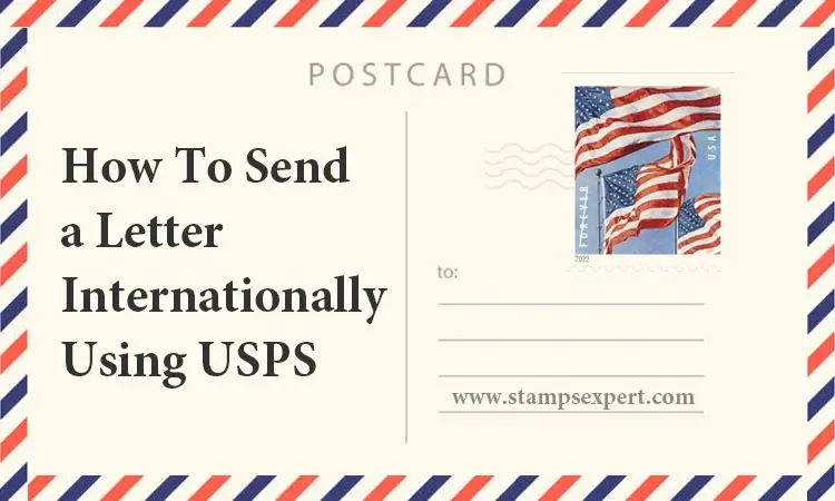 How to send a letter internationally using USPS