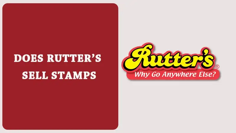 Does Rutter's Sell Stamps